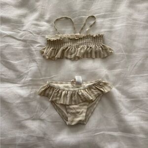 Quincy Mae Tan Kids Swim Bikini